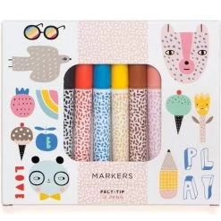 Petit Monkey Viltstiften 12 Stks 6jr+