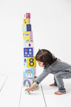Petit Monkey Stapeltoren 1 Jr + 13 Petit Monkey Stapeltoren 1 Jr + -Creatieve Speelgoed Winkel stacking blocks pmg004 atmos 1 web